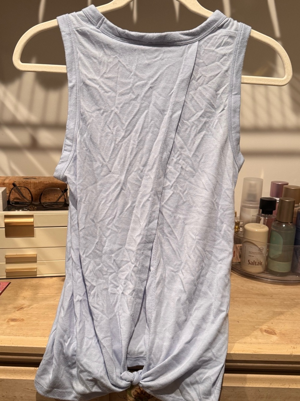 J. Crew Light Lavender Ribbed Tank Top - Picture 2 of 4